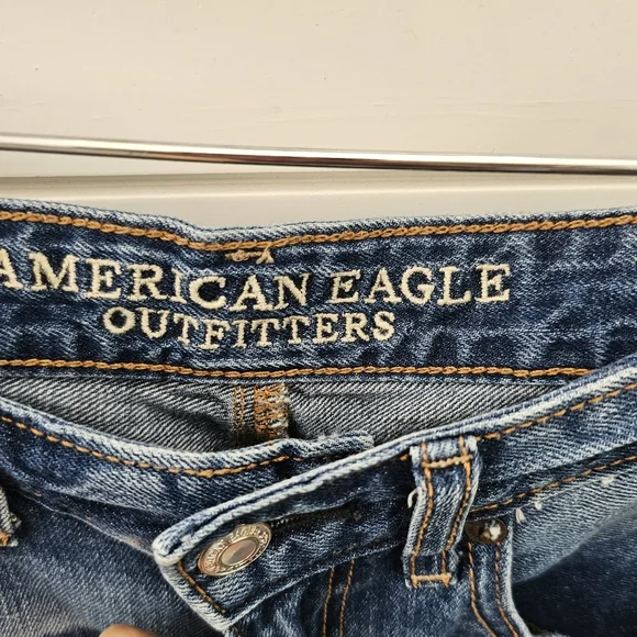 Vintage hi rise festival embroidered denim shorts sz 2 - Picture 6 of 7